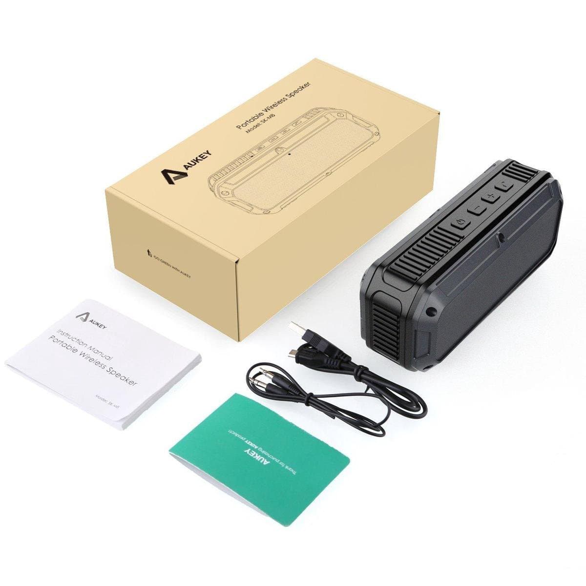 AUKEY SK-M8 Bluetooth-luidspreker: 16 uur speeltijd, waterbestendig thumbnail 6