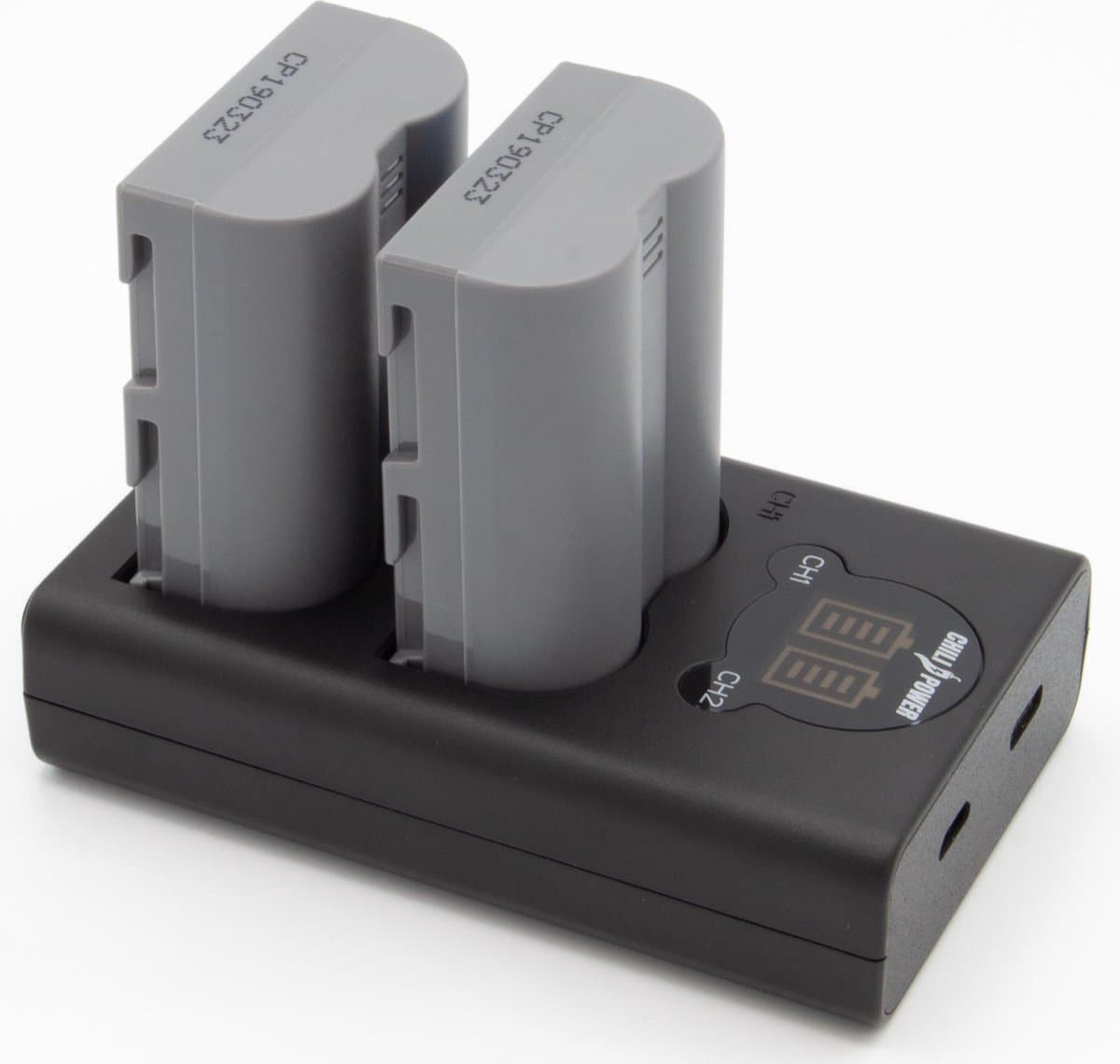 Nikon ChiliPower EN-EL3e USB Duo Kit - 2 accu's en lader thumbnail 4
