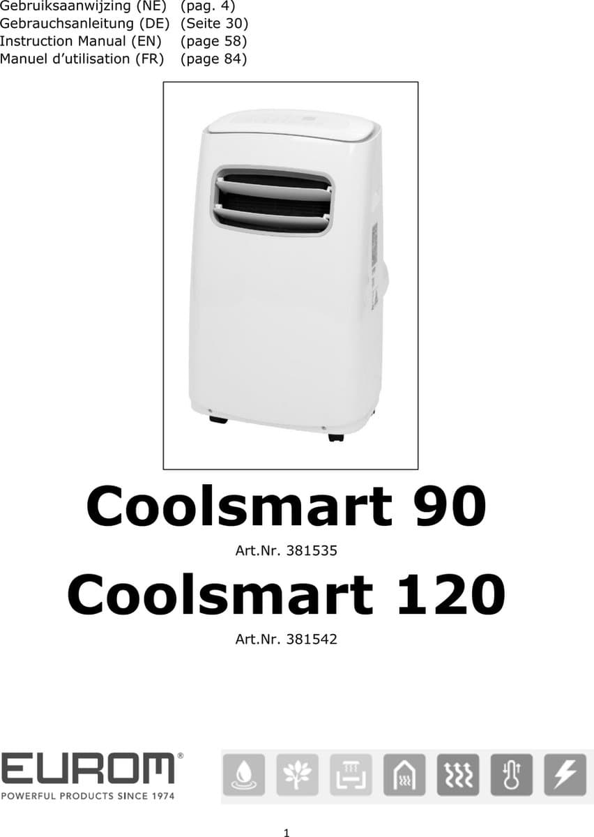 Eurom Coolsmart 90 - Mobiele Airco 9000BTU WiFi thumbnail 7