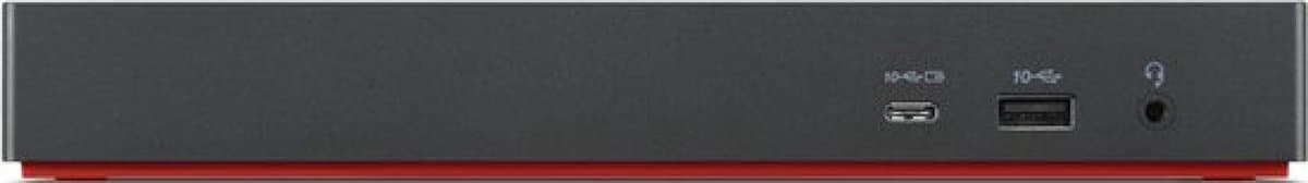 Lenovo 40B00300UK laptop dock & poortreplicator Bedraad Thunderbolt 4 Zwart, Rood thumbnail 2