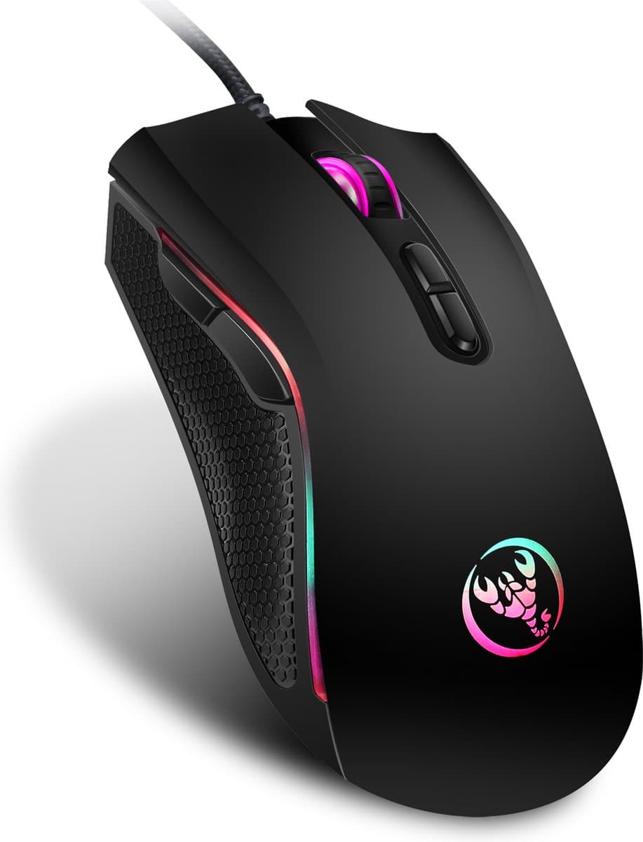 HXSJ A869 Gaming Muis - 7 Programmeerbare Knoppen, DPI 3200 thumbnail 7