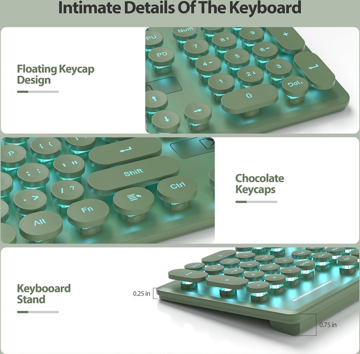 Lexium Mechanisch Toetsenbord - Gaming Toetsenbord - Mechanical Keyboard thumbnail 5