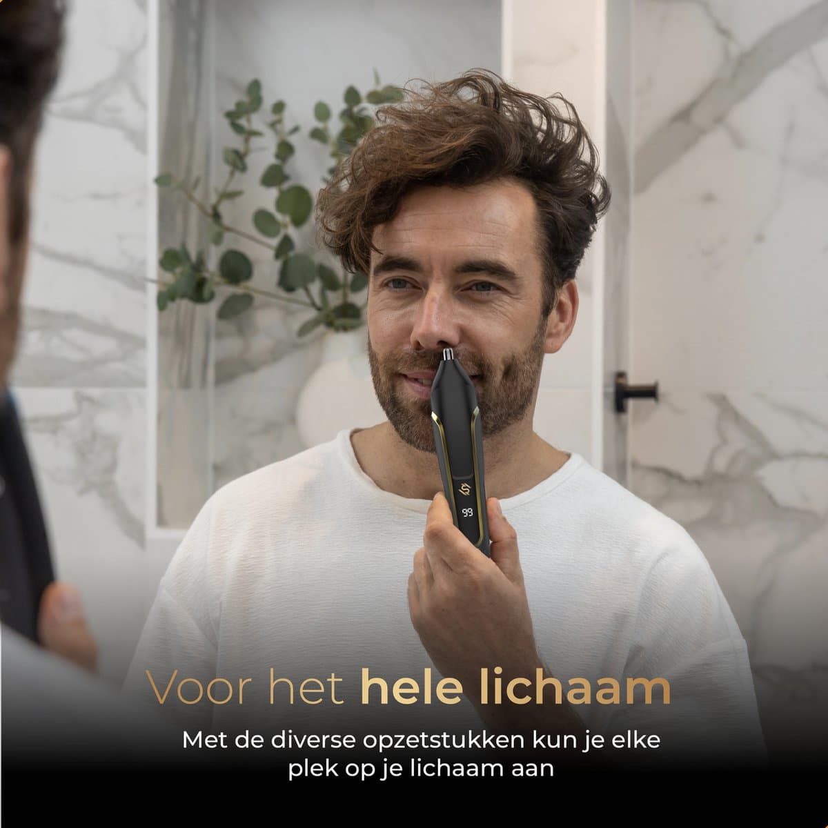 Wellshave 6 in 1 Baardtrimmer Supreme - Trimmer Baard & Lichaam - Neustrimmer - Bodygroomer - IPX7 Waterdicht - Incl. 6 opzetstukken - Vaderdag Cadeau thumbnail 3