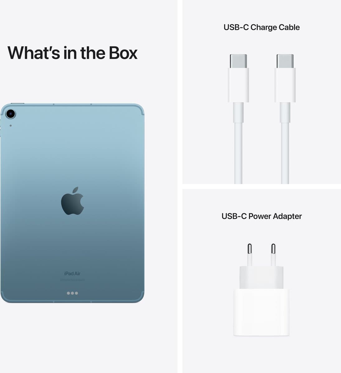 Apple iPad Air (2022) - 10.9 inch - WiFi + 5G - 256GB - Blauw - 5e generatie thumbnail 6