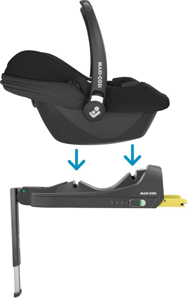 Maxi-Cosi Cabriofix i-Size Autostoeltje - Essential Black - 0 tot 12 maanden - Weegt slechts 3.2kg thumbnail 2