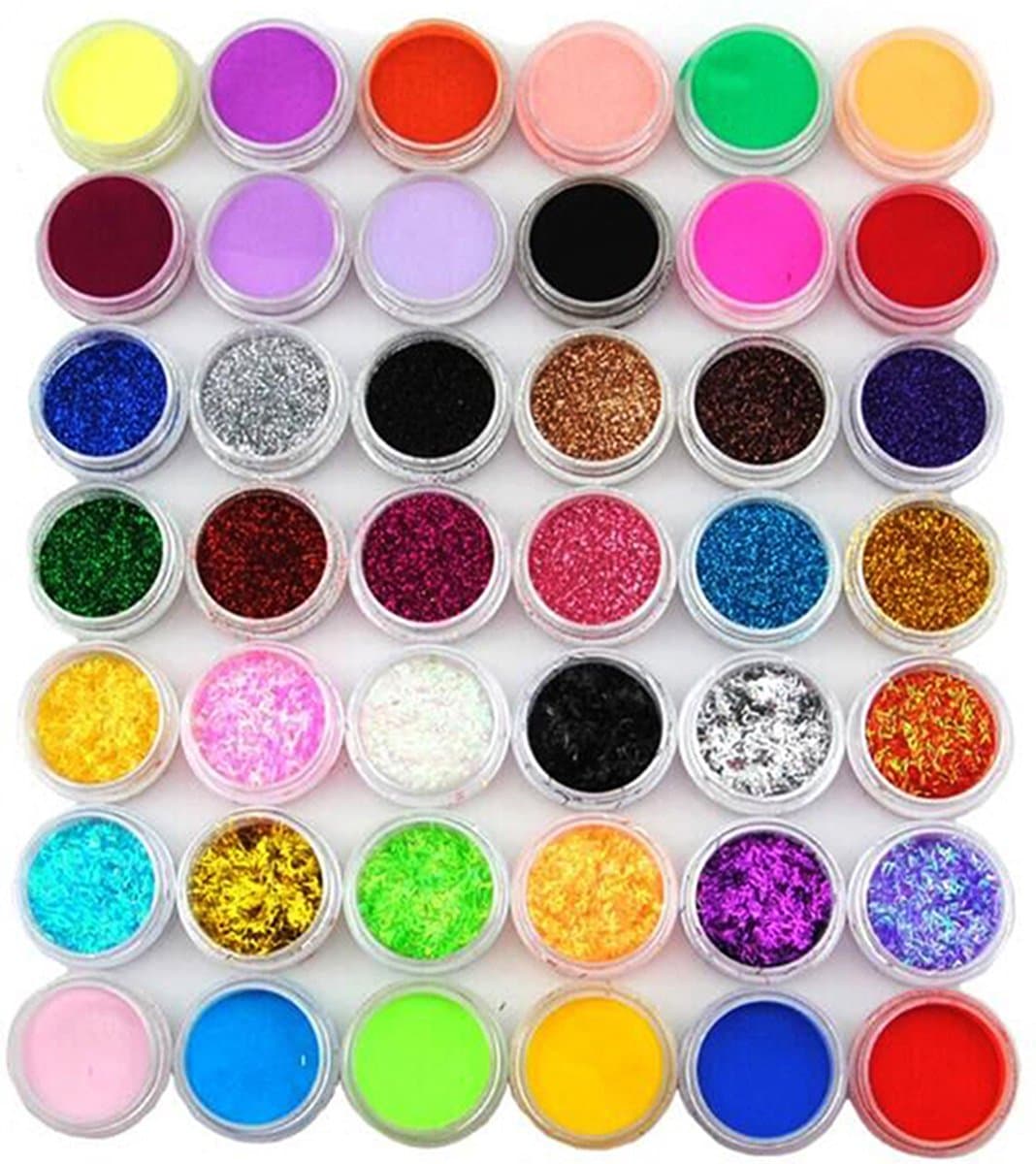 Nagelstad® Acrylnagels Set - Nepnagels - Acryl Nagels Kit Starterspakket - Elektrische Nagelvijl - Basispakket - Nail Art Pakket - 42 kleuren Acryl Poeders/Glitters - 500 Franse Tips - Acrylic Liquid - 73 delig thumbnail 3