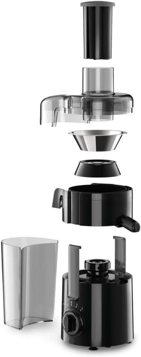 Core® Sapcentrifuges groenten en fruit - Sapcentrifuges - Slowjuicer - Zwart - 25cm x 32cm x 34cm thumbnail 2