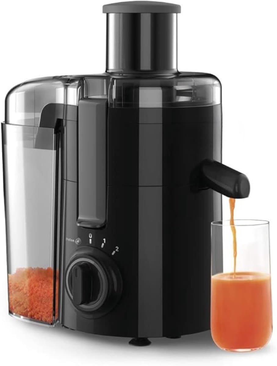 Core® Sapcentrifuges groenten en fruit - Sapcentrifuges - Slowjuicer - Zwart - 25cm x 32cm x 34cm - afbeelding 1