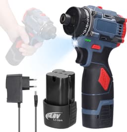 Productfoto van Mechright Accu Schroefmachine Borstelloos - 16.8V 45Nm - 2x 1300mAh Accu