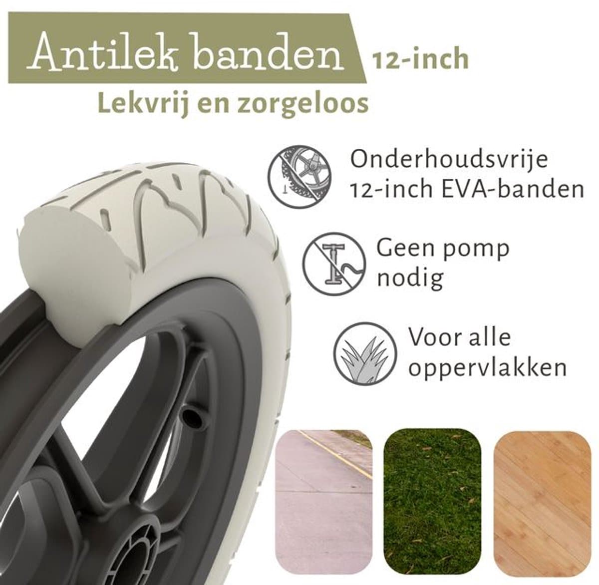 Chillafish Loopfiets 2 jaar - Lichtgewicht met verstelbaar zadel en stuur - Groen - Loopfiets voor jongens en meisjes tot 5 jaar met voetsteun, handvat om te dragen en 12" anti lek banden - Model Charlie Lux thumbnail 5