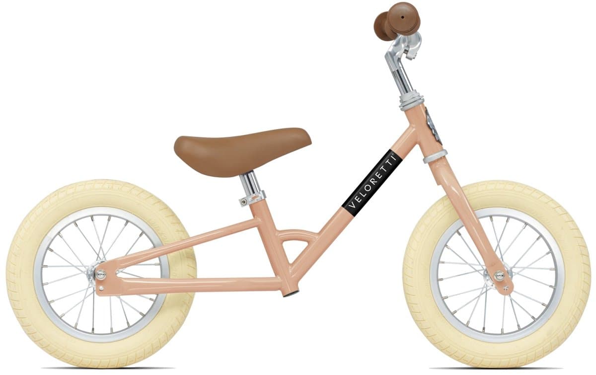 Veloretti Mini loopfiets - 12 inch - Roze - 2-4 jaar thumbnail 2