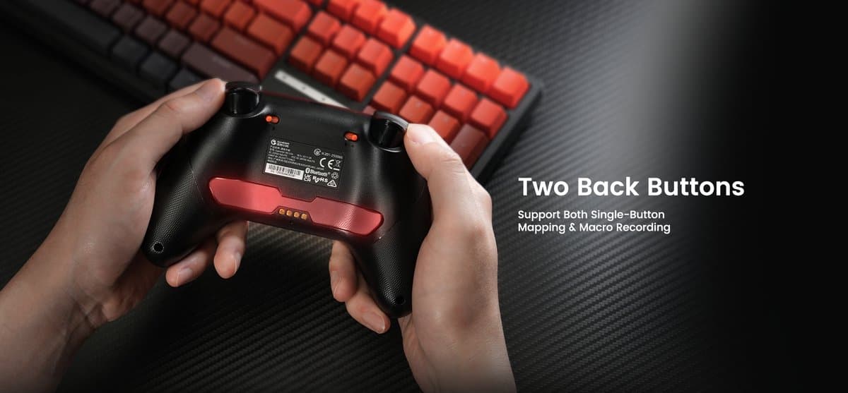 GameSir Nova 2 Lite - Draadloze Controller - Voor Switch/Switch 2/PC/Mobile - Midnight Gray thumbnail 8