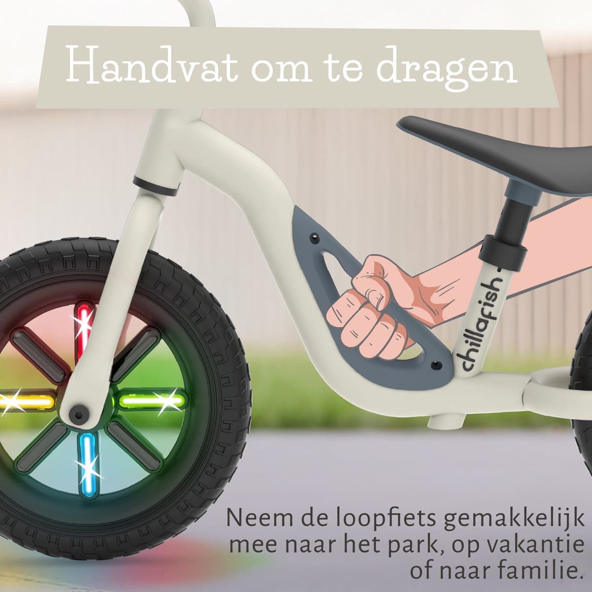 Chillafish Charlie Glow loopfiets met LED-wielen thumbnail 5