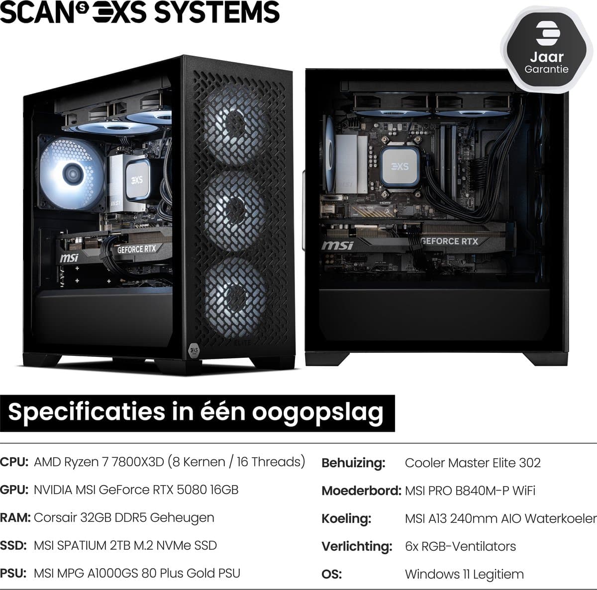 Corsair 3XS Elite RTX 5080 - High-end 4K gaming