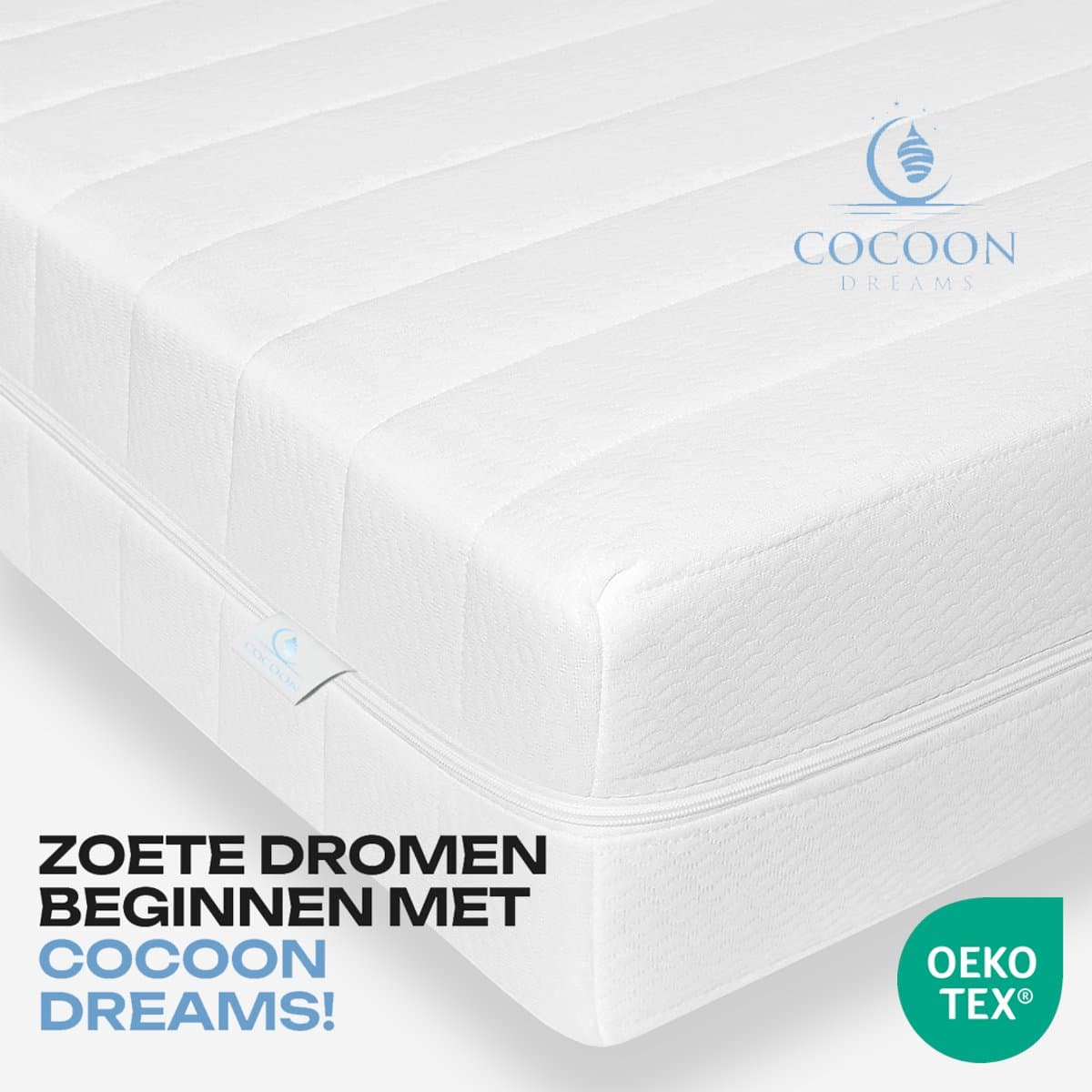 Cocoon Dreams Matras 140x200 – NASA Koudschuim & Bamboe Tijk