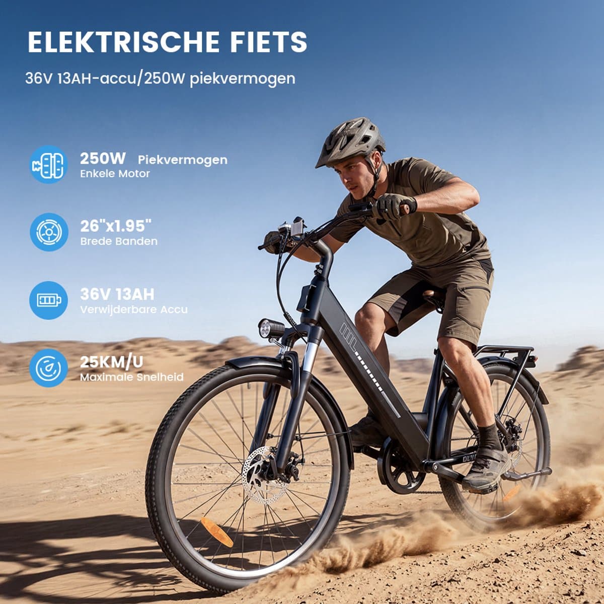 iScooter UcityS 26 Elektrische Fiets thumbnail 2