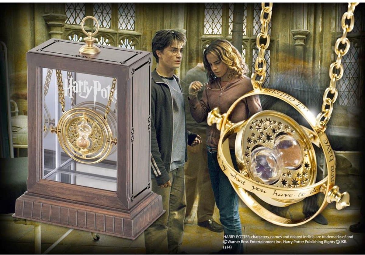Noble Collection Harry Potter Time Turner ketting goudkleurig thumbnail 7
