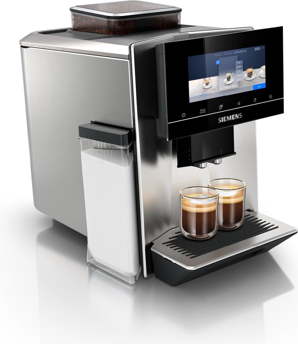 Siemens EQ900 TQ903R03 - Volautomatische espressomachine - RVS/Zwart thumbnail 2