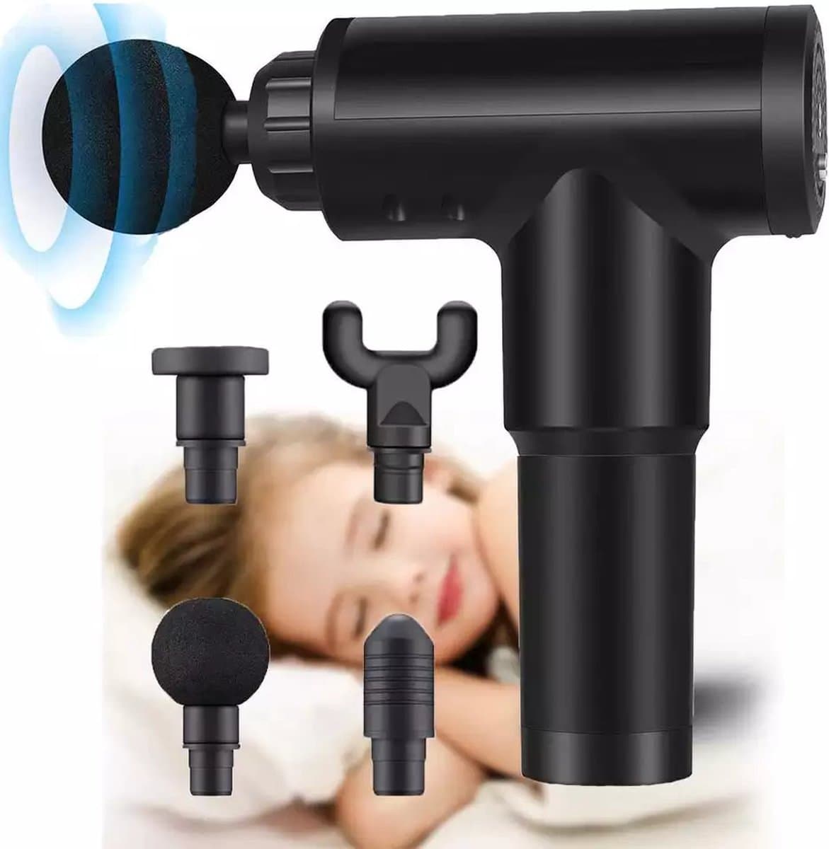 Onbekend Fascial Gun - Diepe spiermassage met meerdere standen thumbnail 5