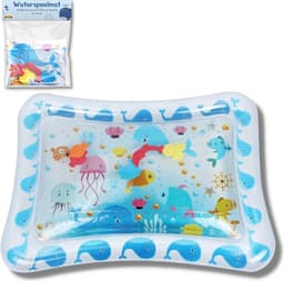 Productfoto van Mamboe Waterspeelmat Wit/Blauw - Watermat baby