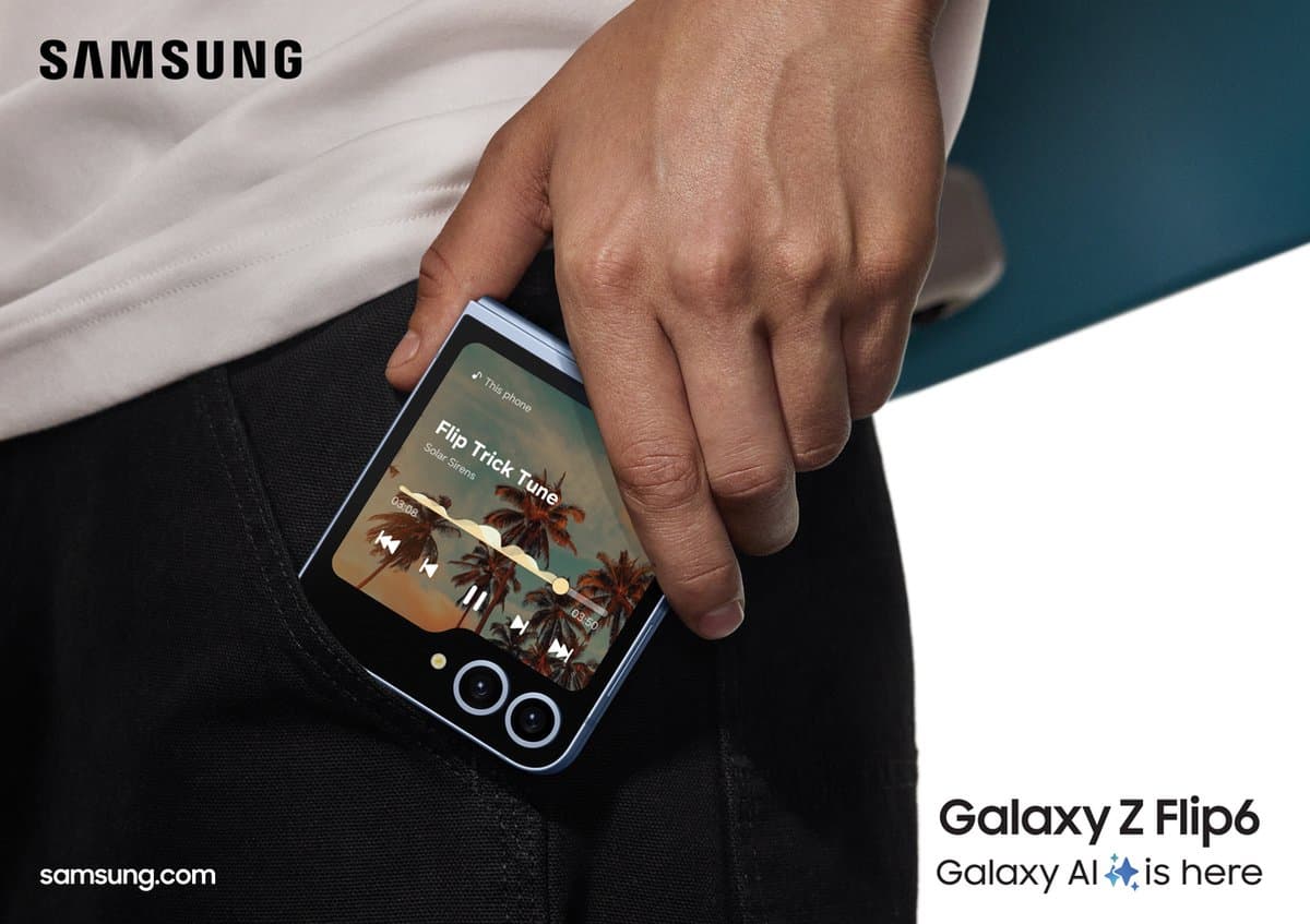 Samsung Galaxy Z Flip6, 512 GB, Zilver thumbnail 6