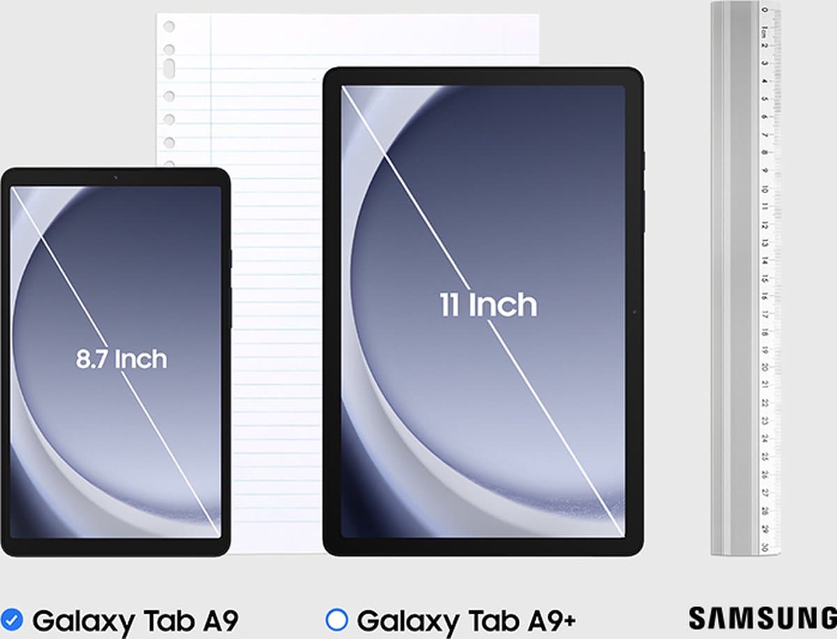 Samsung Galaxy Tab A9 - 64GB - 8.7 inch - Silver thumbnail 8