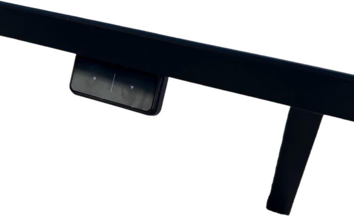 Herman Miller - duo bureau - duo zit sta bureau - zit sta bureau duo - duo werkplek - elektrisch verstelbaar - zwart onderstel - bruin eiken - 180 x 80 cm-- blad- onderstel- x80 thumbnail 3