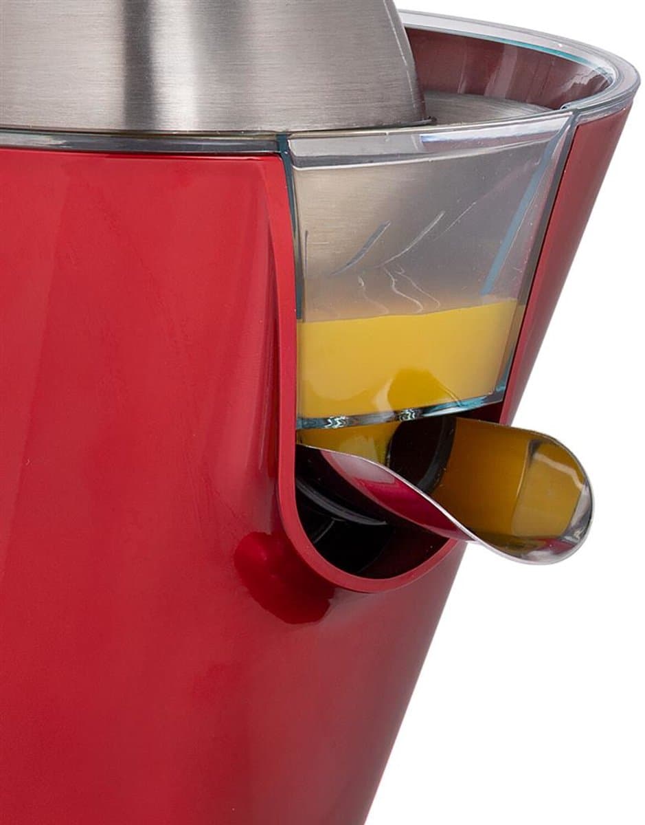 Princess Citruspers – Elektrische Citruspers - Juicer - Fruitpers - 300W – Rood Metallic – 2 Perskegels – Vaatwasserbestendige Onderdelen thumbnail 5