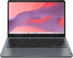 Productfoto van Lenovo IdeaPad IP Slim 3 Chrome 14IAN8 Intel Core i3 N-series i3-N305 Chromebook 35,6 cm (14") Full HD 8 GB LPDDR5-SDRAM 128 GB eMMC Wi-Fi 6E (802.11ax) ChromeOS Engels Grijs