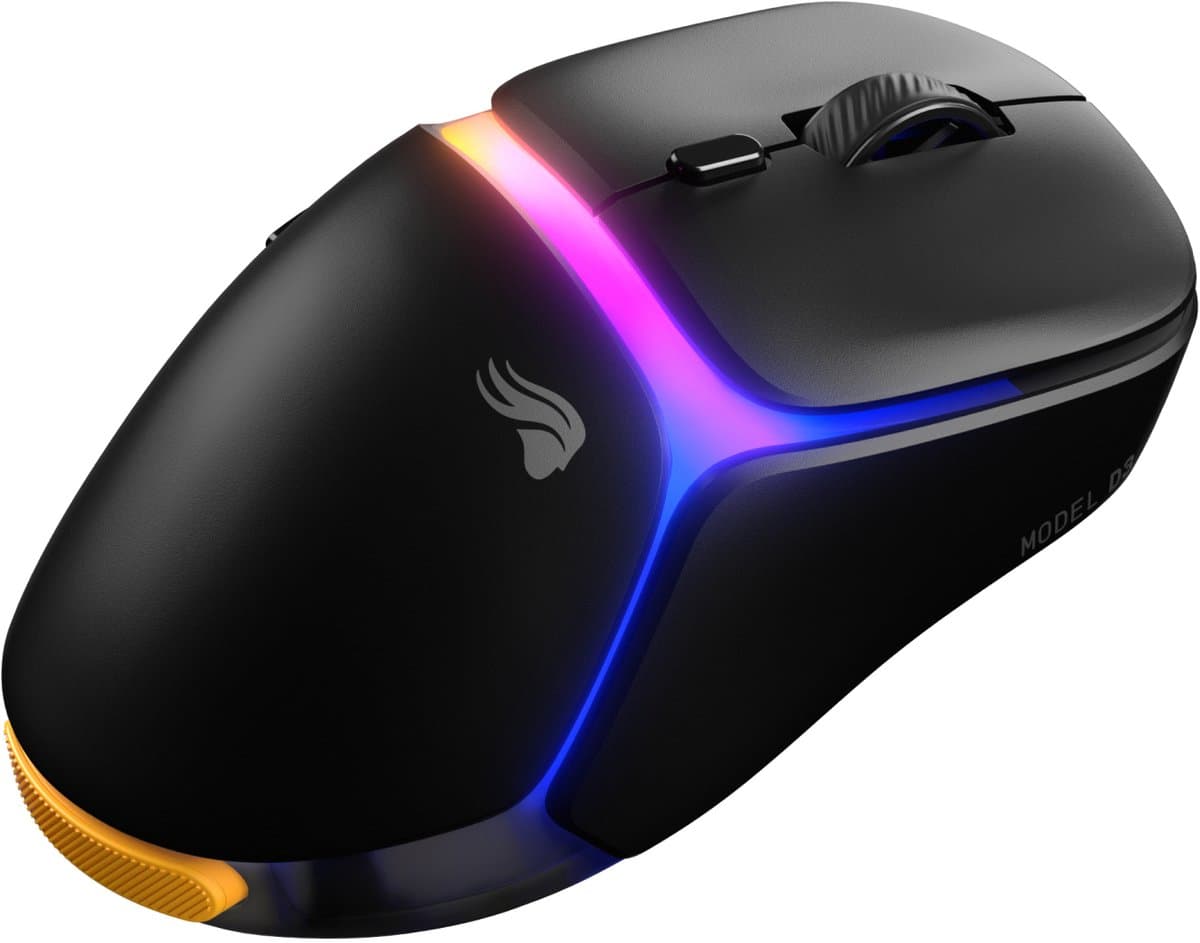 Glorious Gaming Model D3 Wireless - Draadloze Gaming Muis - 30K DPI - InfinitePlay-batterijsysteem - Optisch - RGB - Zwart thumbnail 5