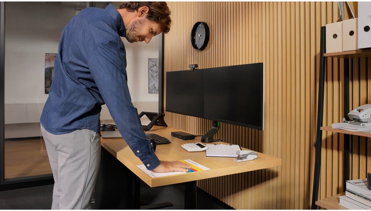 Kensington Pro Fit® Ergo KB675 Toetsenbord - Ergonomisch - Oplaadbaar & Draadloos - 45% Gerecycled - Windows & Mac - Zwart thumbnail 4