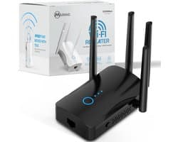 Zwart WiFi Versterker 1200 Mbps