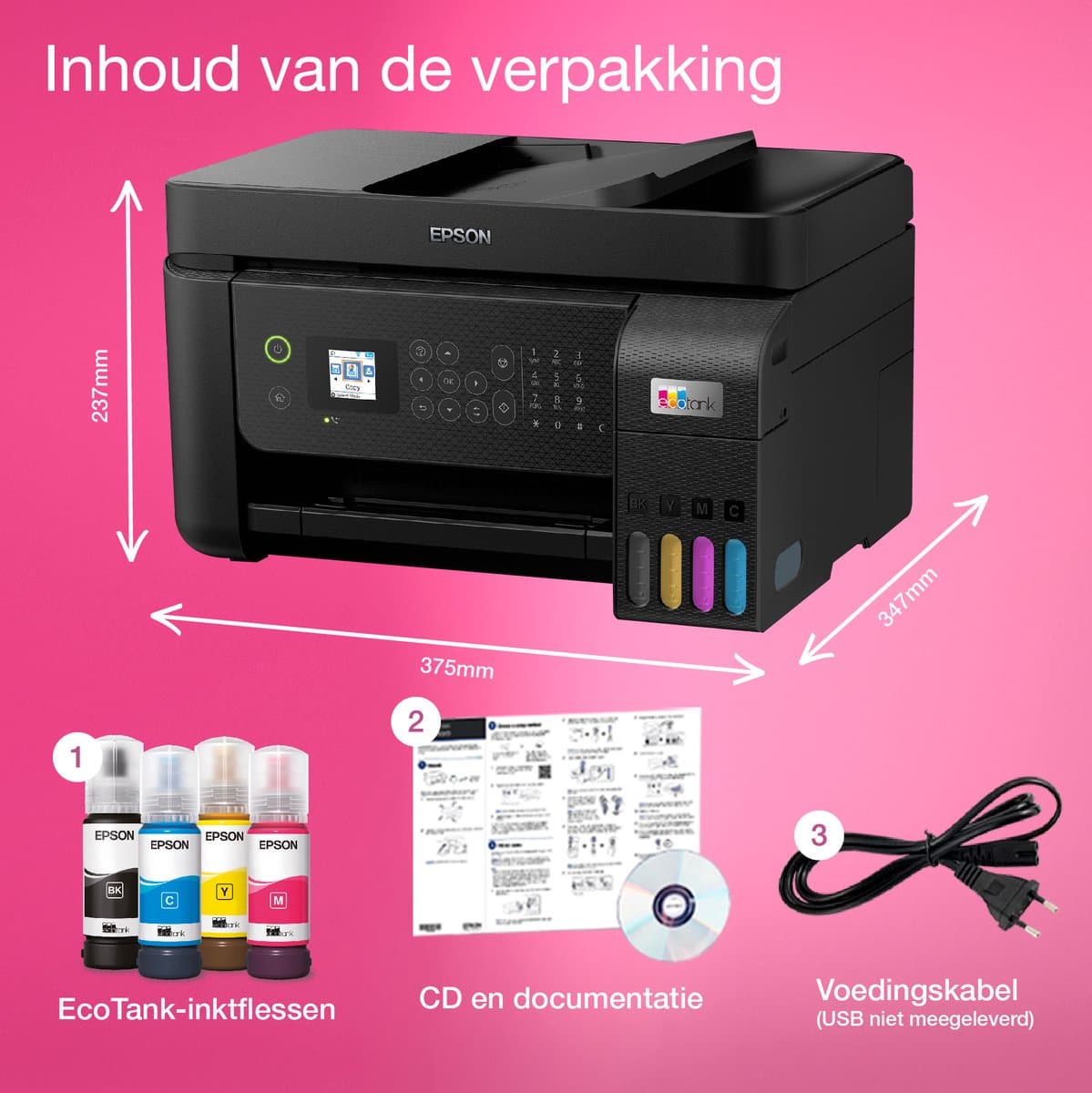 Epson EcoTank ET-4800 - All-In-One Printer - Inclusief tot 3 jaar inkt thumbnail 5