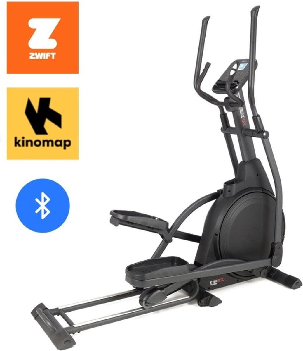 Crosstrainer - Toorx ERX-600 Elliptical - 24 weerstandniveau's - Inklapbaar - met Kinomap en Zwift thumbnail 2
