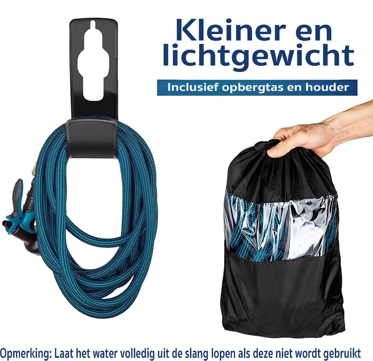 Bolke Tuinslang Uitrekbaar 50 Meter - Flexibele Tuinslang met Koppelingen & Sproeier - Magic Hose Tuin thumbnail 2