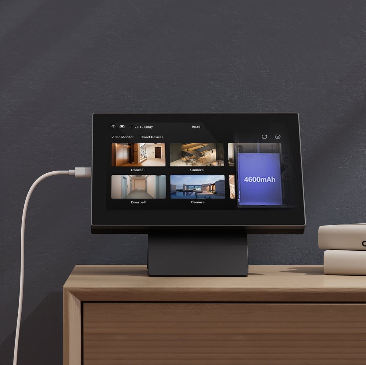 Ezviz SD7 Touchmonitor: draadloos smart home scherm thumbnail 3