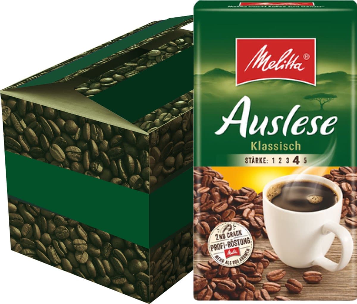 Melitta - Auslese Classic Gemalen koffie - 12x 500g thumbnail 2