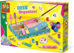 Productfoto van SES Creative Bureau-organizer knutselen: houten DIY-set met verf