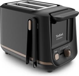 Productfoto van Tefal Includeo TT5338 - Broodrooster - 2 Sneden brood - Extra Breed - 7 Bruiningsniveau's - Hoge lift - Zwart