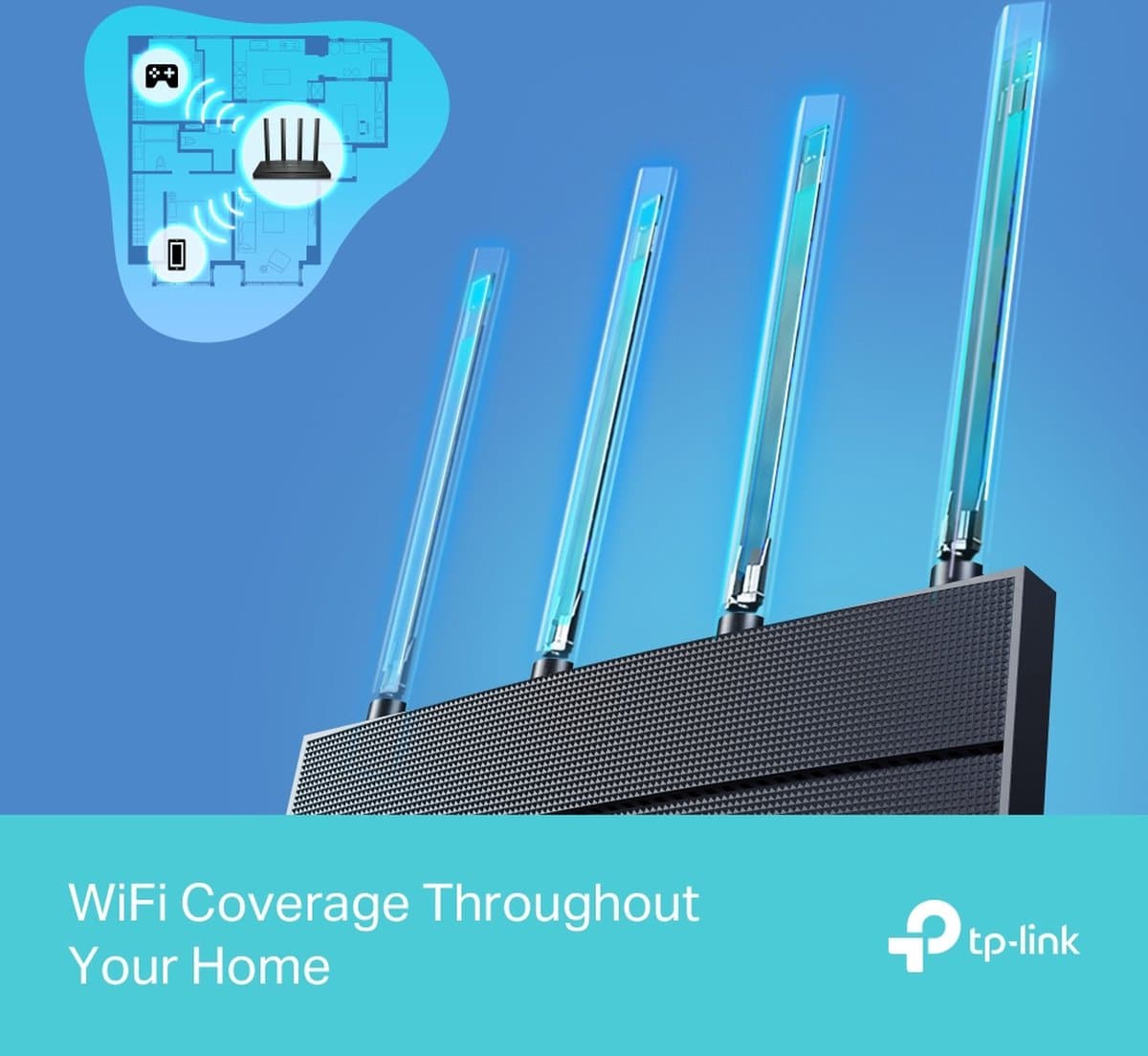 TP-Link Archer AX12: Wi-Fi 6 dual-band router voor 1500 Mbps thumbnail 3