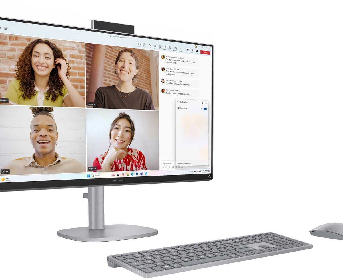 HP OmniStudio X All-In-One | 27-cs1645nd - 27″ UHD IPS - Ultra 7-258V - Intel Arc 140V 8GB - 32GB DDR5 - 2TB M.2 SSD - Windows 11 - Incl. Muis + Toetsenbord thumbnail 5
