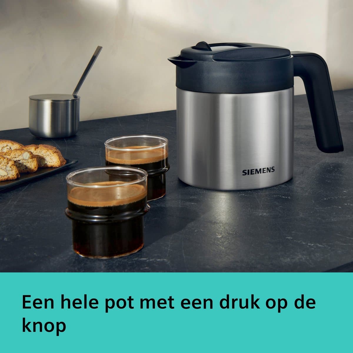 Siemens EQ900 TQ903R03 - Volautomatische espressomachine - RVS/Zwart thumbnail 6