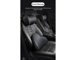 Auto Nekkussen Set Intelligente Massage Kussen Auto Ondersteuning Lumbale Kussen Hoofdsteun Rug kussen Ontspan In Auto
