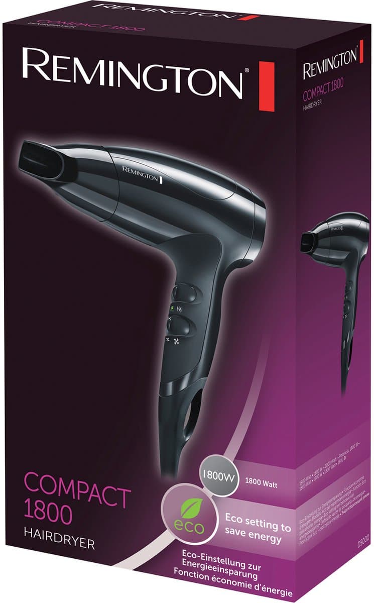 Remington D5000 Compact 1800 W - Compacte Reisföhn - Föhn thumbnail 8