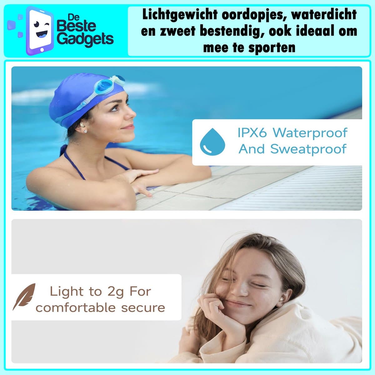 Onbekend S13 Draadloze Slaap Oordopjes – Zwart, Bluetooth 5.4 thumbnail 2