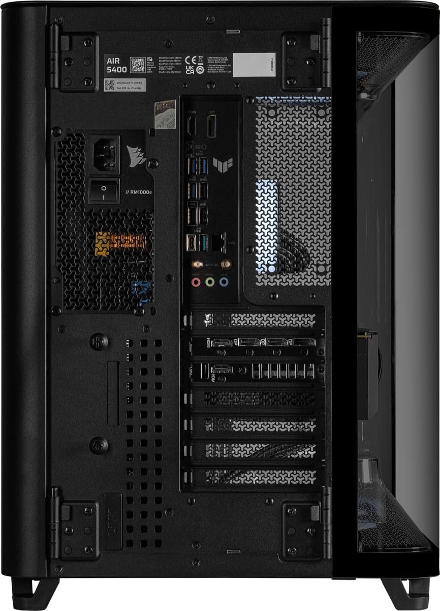 Scan 3XS Systems AIRO – Powered by ASUS – Stage 3 Ultimate Corsair iCUE Gaming PC – ASUS RTX 5090 – Ryzen 9 9950X3D – Corsair DDR5 32GB – WD Black 2TB SSD – 1000W PSU – 4K Ultra Max thumbnail 3