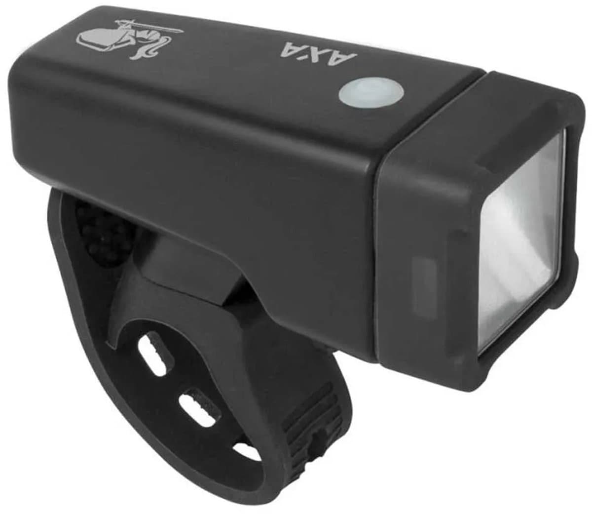 AXA Niteline T4R Fietsverlichting Set – LED Voorlicht & Achterlicht – USB Oplaadbaar – 2.000 m Zichtbaarheid Voor – 450 m Achter – 4 Lichtstanden – 30 m Lichtbeeld thumbnail 5