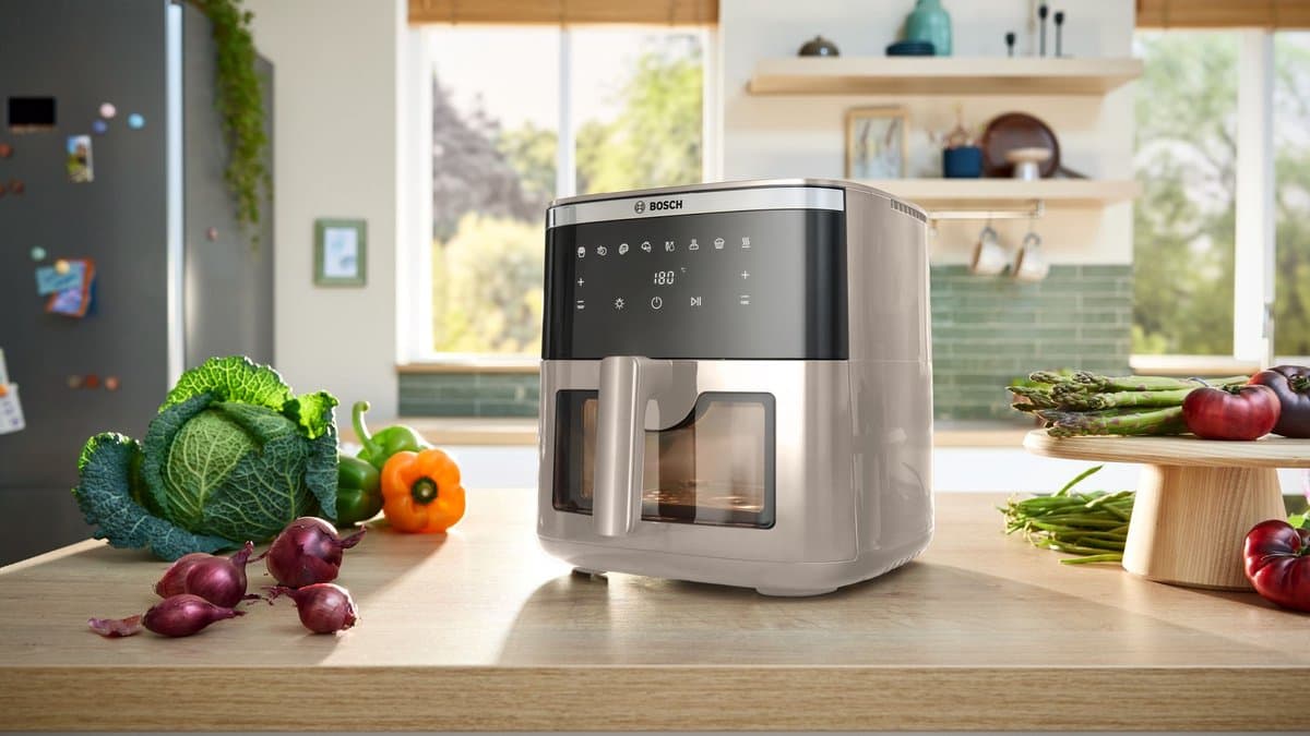 Bosch MAF671C0 Airfryer XXL - Serie 6 - 7,2L - Shake alarm - Kijkvenster - Warmhoudfunctie - 7 programma's - Tot 5 personen - Dark Cream thumbnail 5