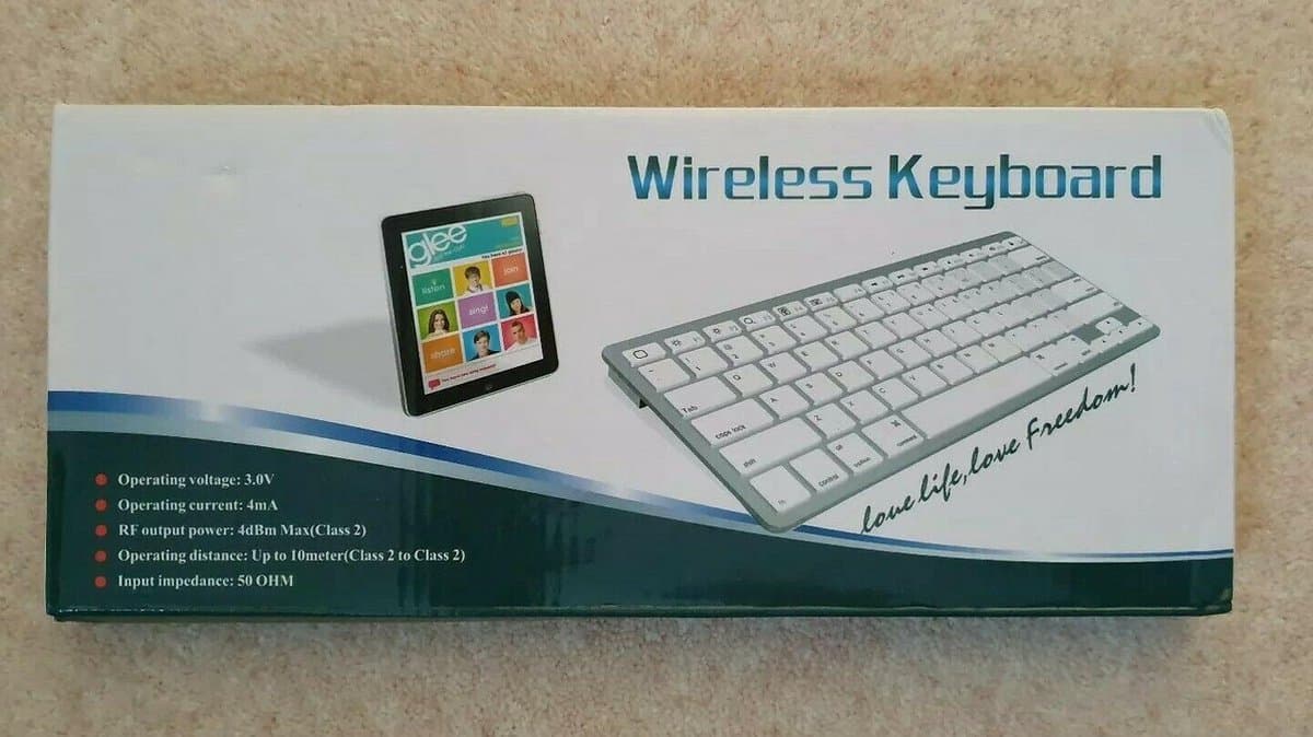 Draadloos Toetsenbord - Wireless Keyboard - Bluetooth - Zilver thumbnail 5