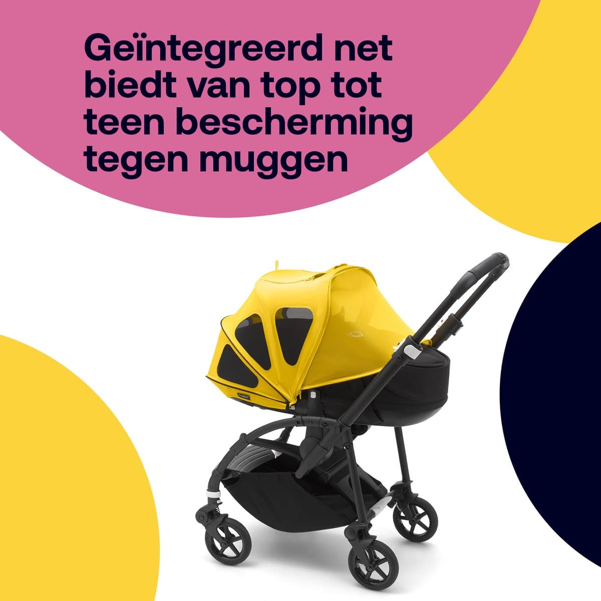Bugaboo Bee breezy zonnekap, Lemon Yellow thumbnail 7